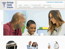 Tablet Screenshot of heritage-fp.com